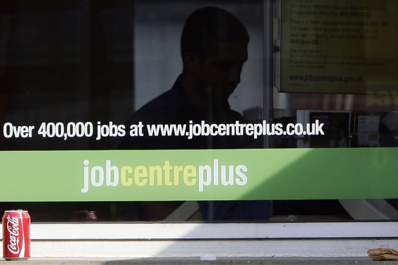 The number of self-employed people fell by a record amount in the UK, led by older workers.
