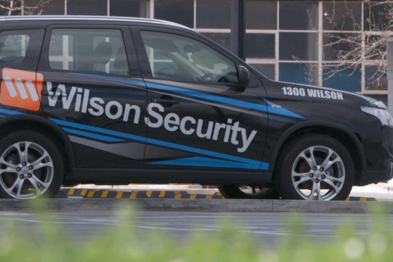 Wilson Security has been accused of asking a subcontractor to backdate a contract.