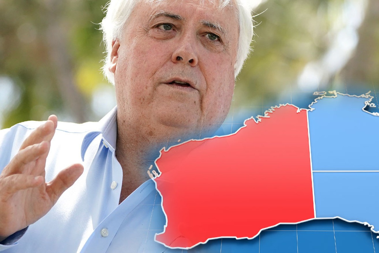 Clive Palmer's dispute with WA about its hard border will now go to the High court.