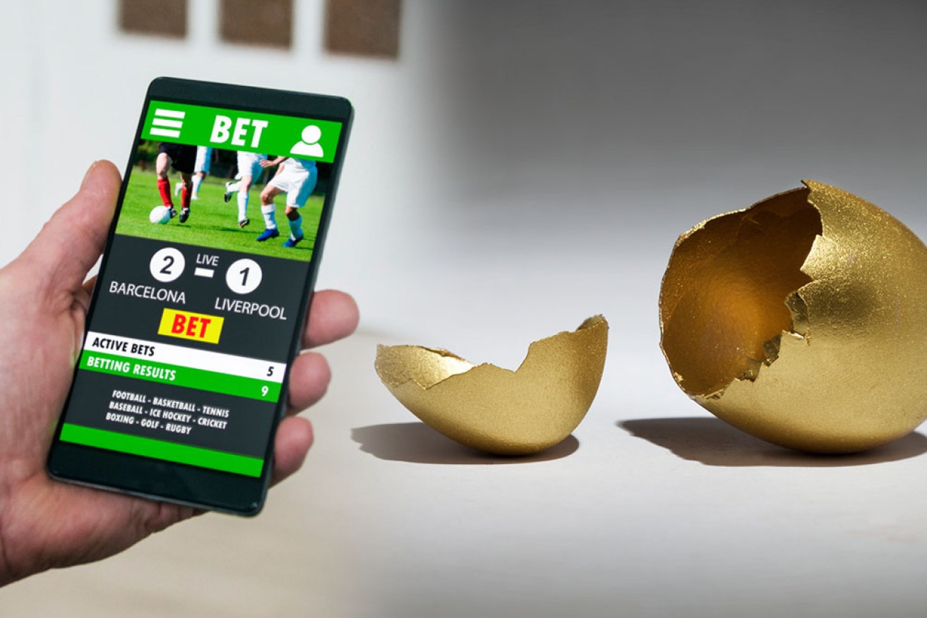 Some people are spending early super withdrawals on gambling.