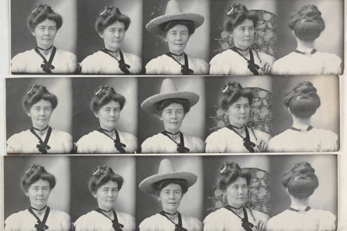 Photographs of Australian author 'Miles Franklin, circa 1879-1854.