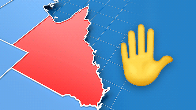 The battle to become Premier of Queensland is being fought over the borders.
