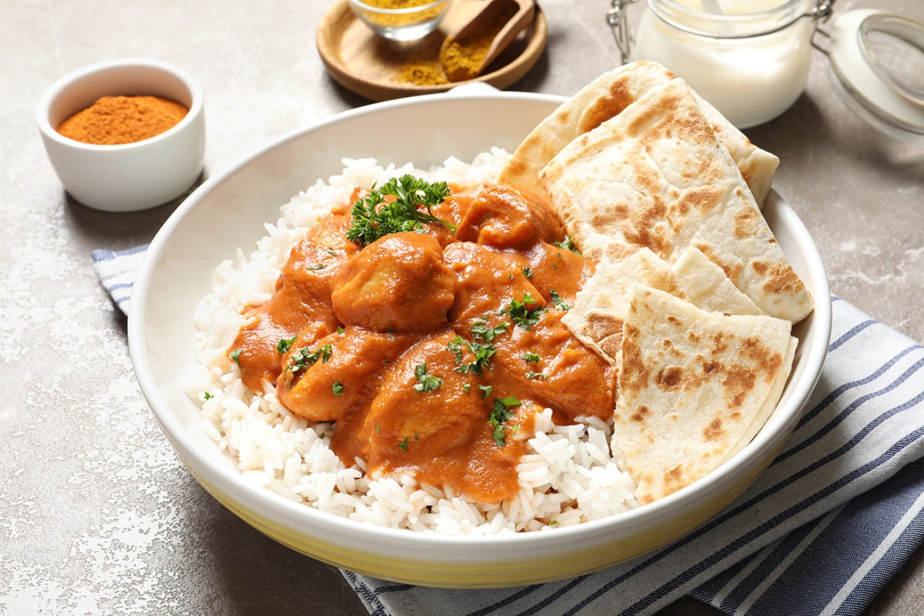 Chardonnay or Semillon pairs beautifully with a delicious, creamy butter chicken.