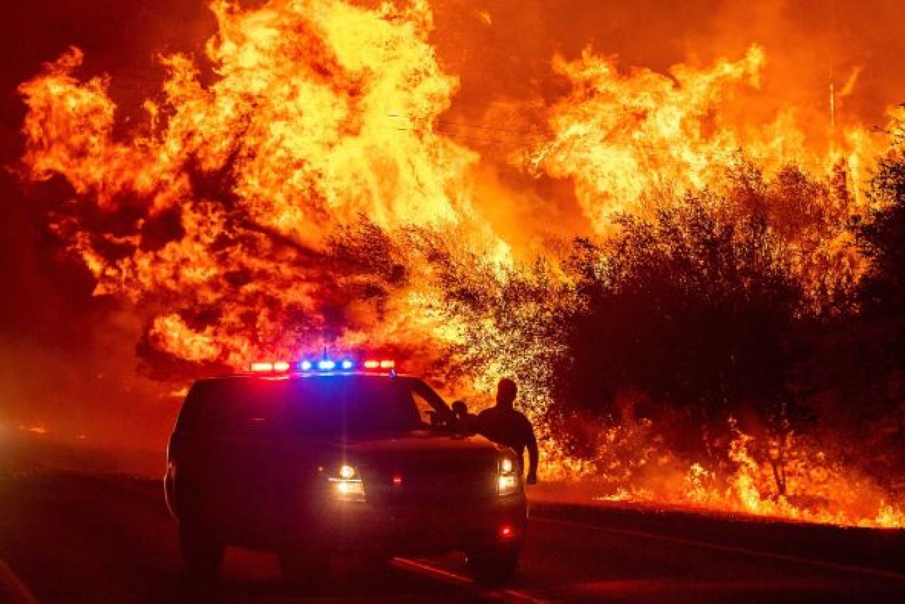 Wildfires whipped into infernos by strong winds are raging across America's drought-stricken southwest.<i>Photo: AP</i>