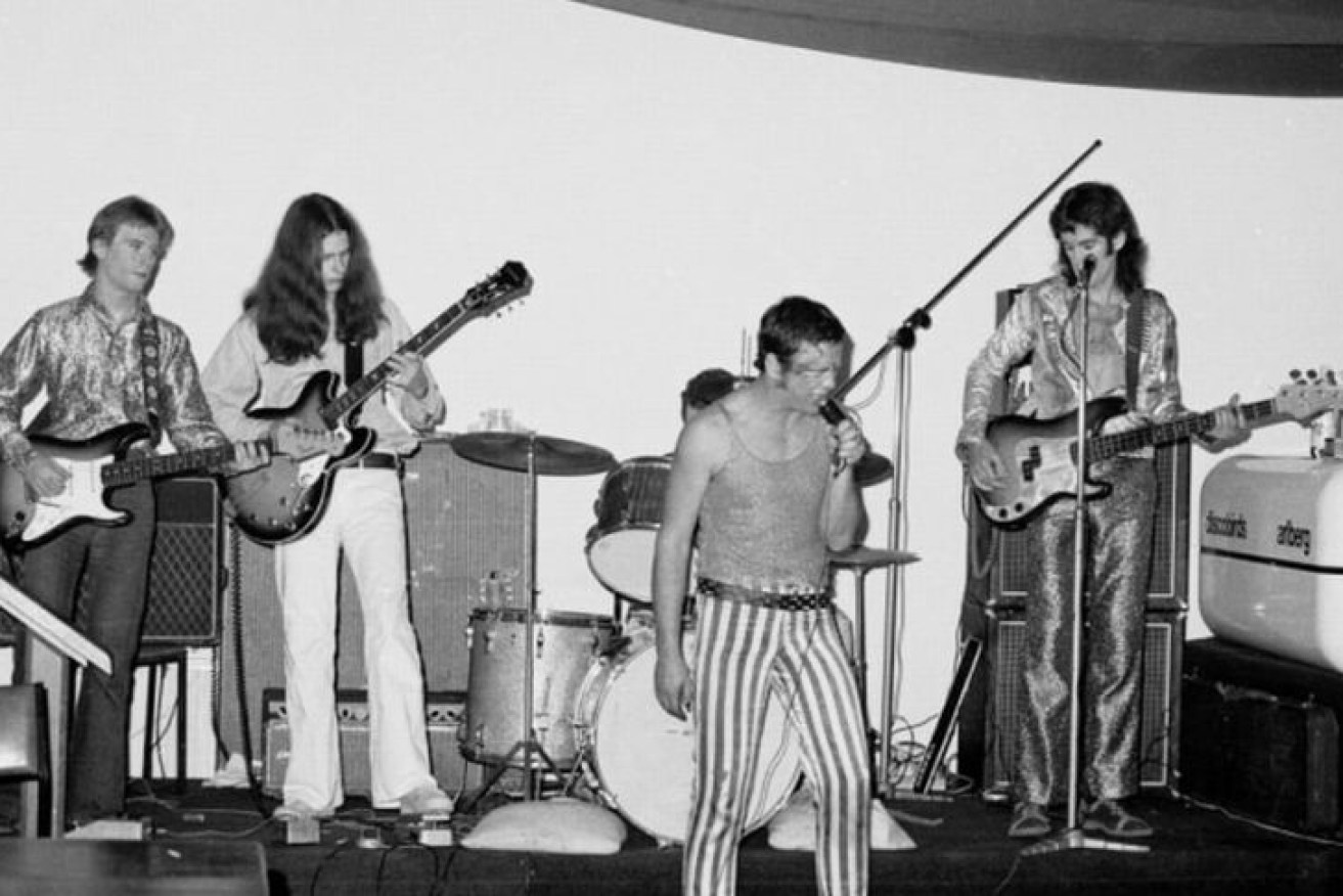 Peter Starkie, left, was one of Skyhooks' founding members.