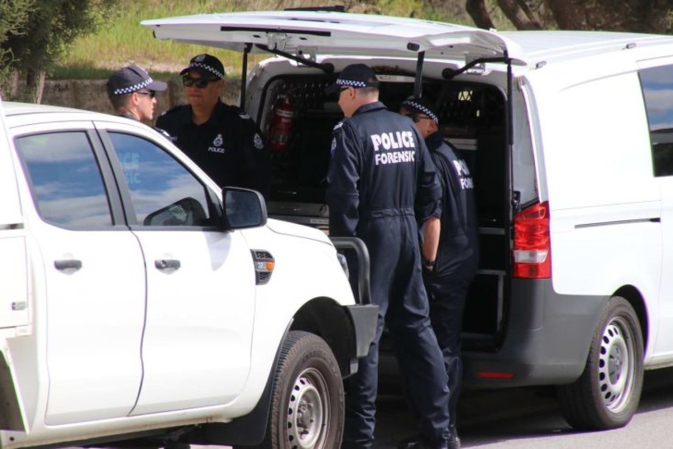 Police say two officers were patrolling in Yanchep when they came across a man acting in a strange manner.