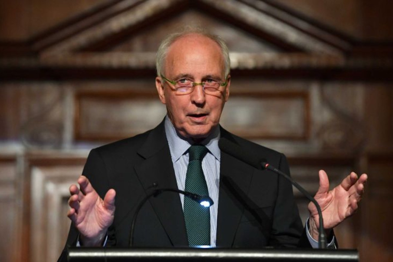 Former prime minister Paul Keating says the RBA is "way behind the curve".