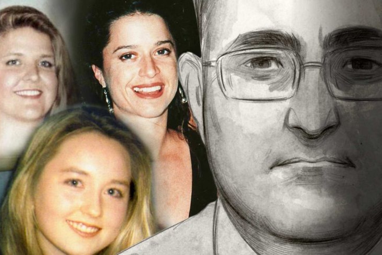 Bradley Edwards had denied murdering Jane Rimmer, Sarah Spiers and Ciara Glennon (left to right).
