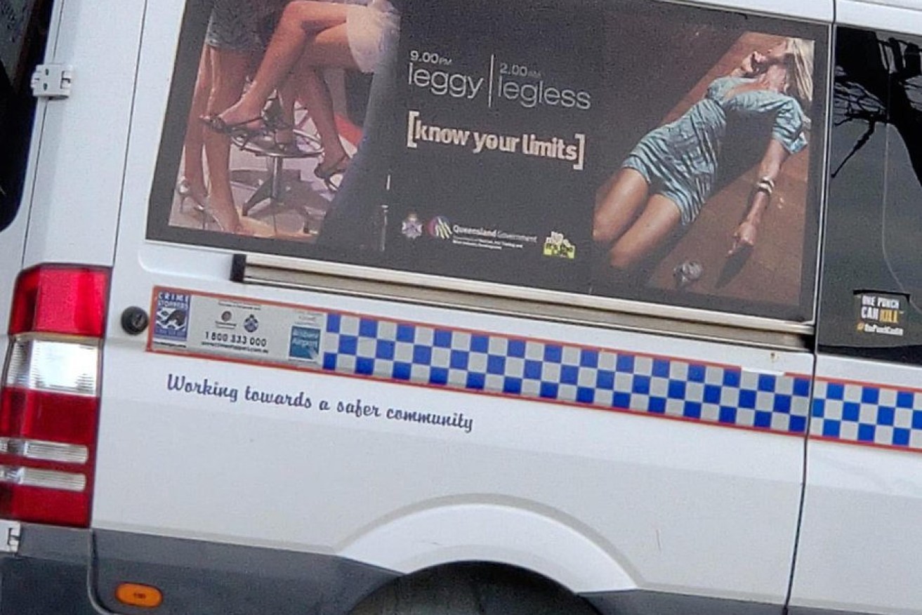 Domestic violence experts have slammed a Queensland police campaign. 