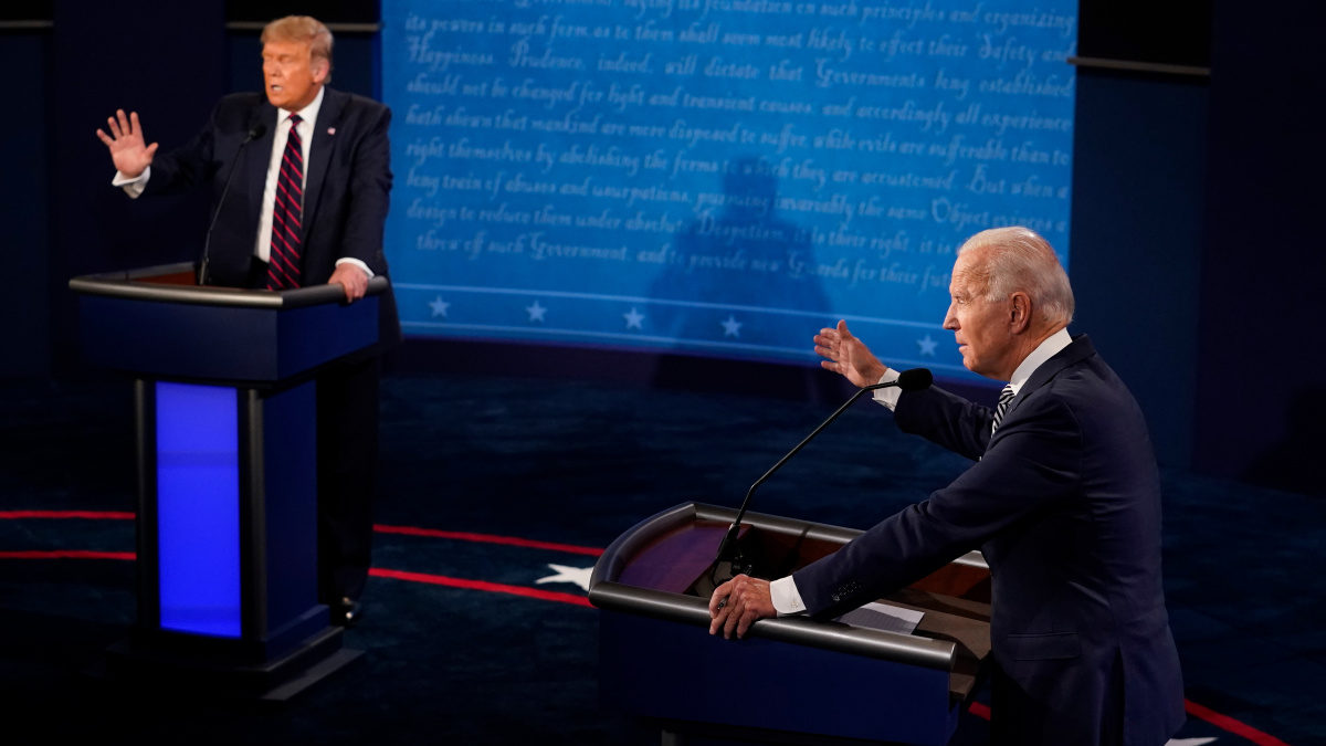 Donald Trump, Joe Biden clash during prickly first debate