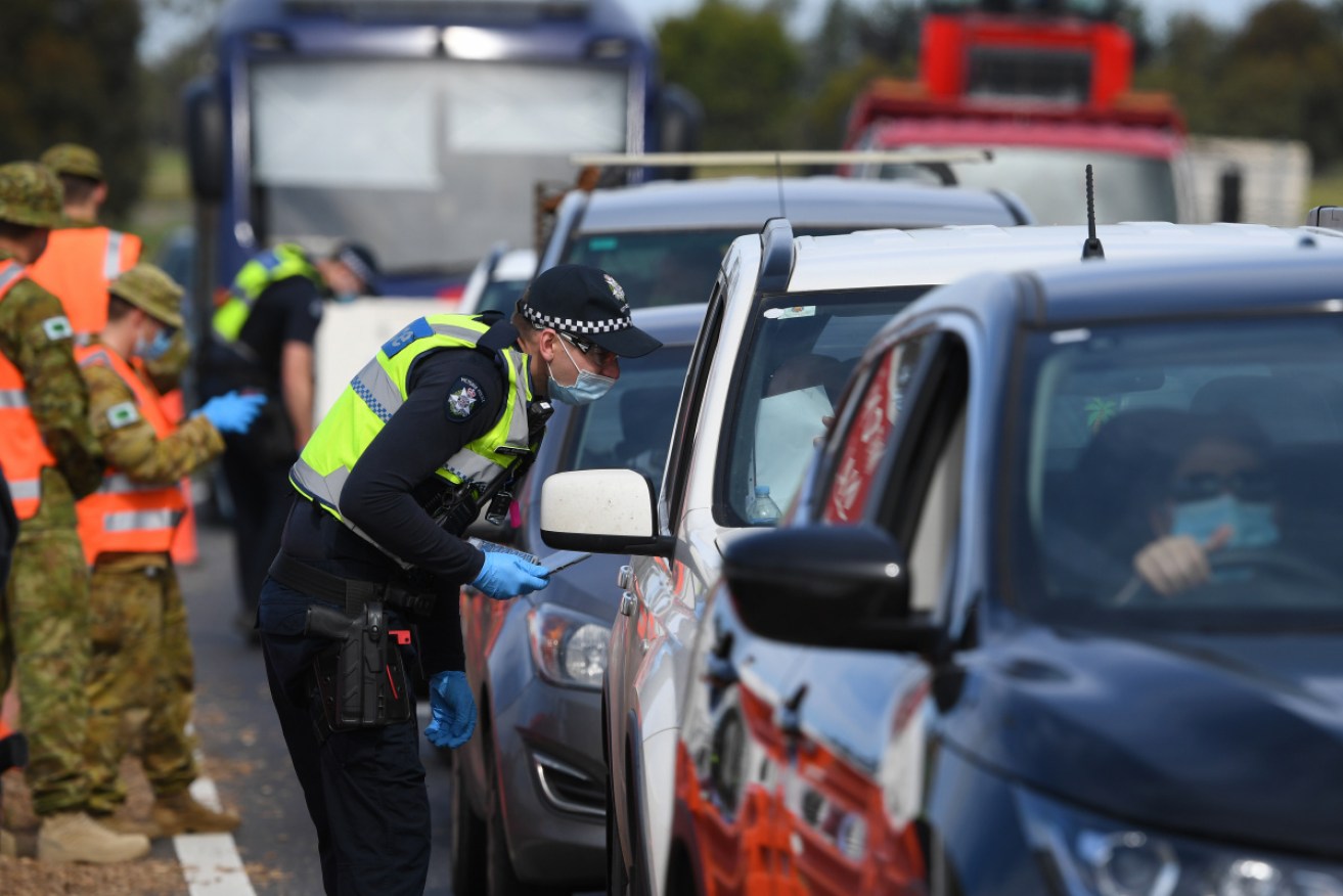 The Premier has declared the 'hard border' around Melbourne will 'definitely' stay. 