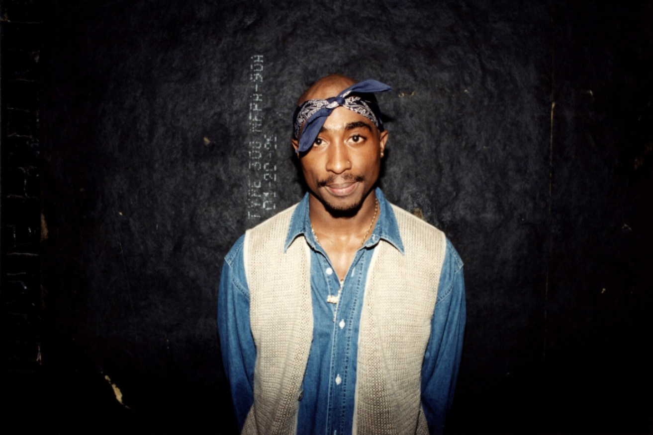 Tupac Shakur embodied the 1990s gangsta-rap aesthetic.