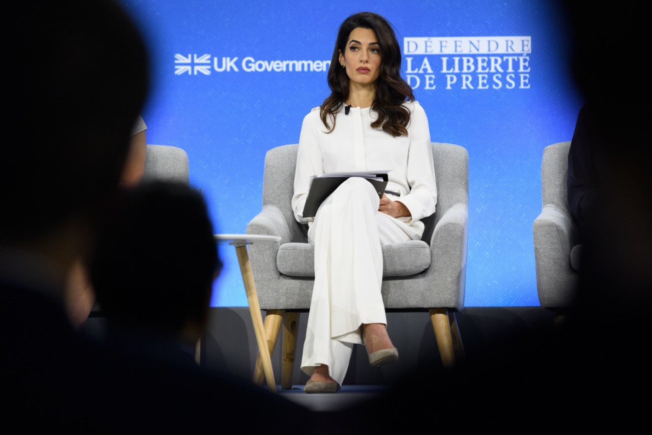 The UK government's intention to amend Brexit-related legislation "threatens to embolden autocratic regimes," human rights lawyer Amal Clooney says.
