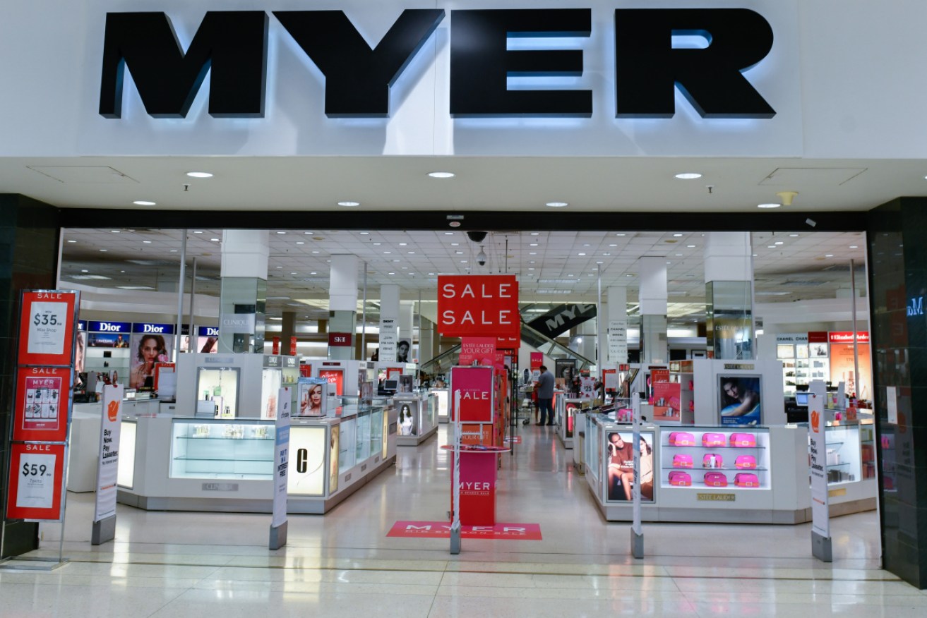 Myer has suffered major losses as a result of the pandemic. 