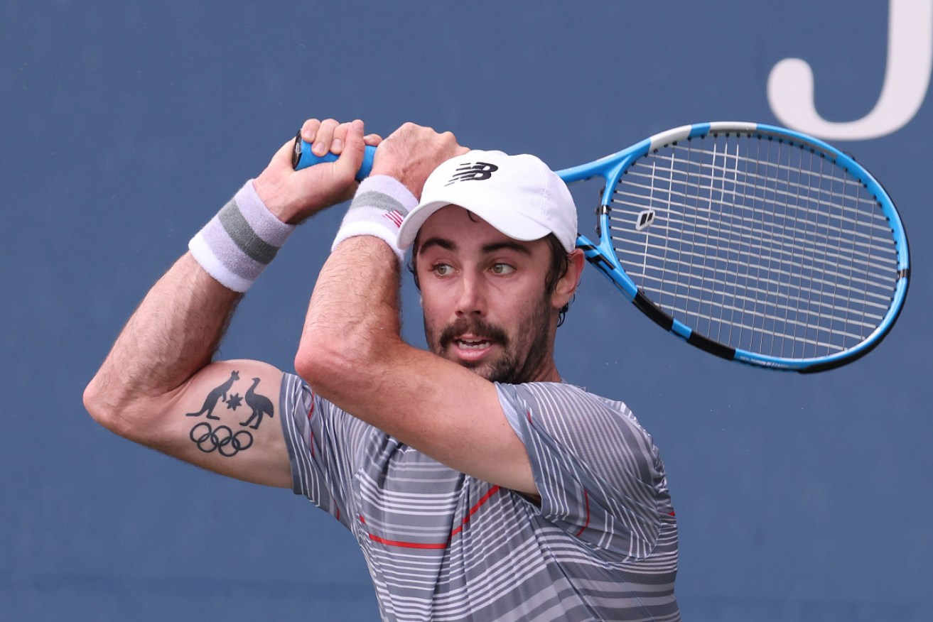 Jordan Thompson has advanced to the second week of a grand slam for the first time with a straight-sets third-round win at the US Open.