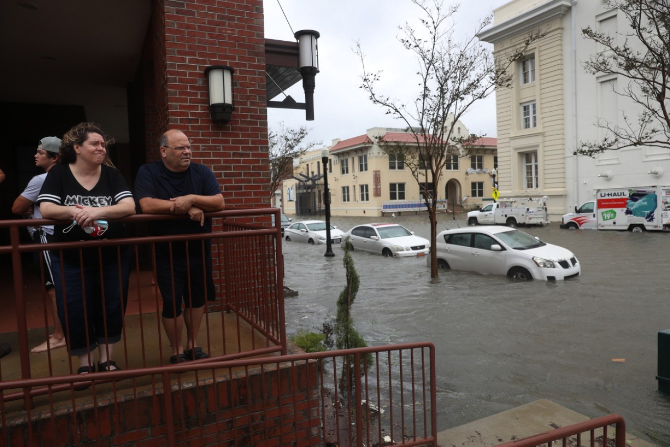 Hurricane Sally is bringing heavy rain, high winds and a dangerous storm surge.