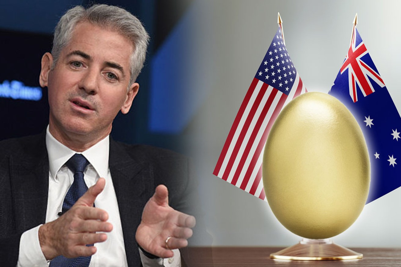 US investor Bill Ackman wants America to adopt Australia's super system. 