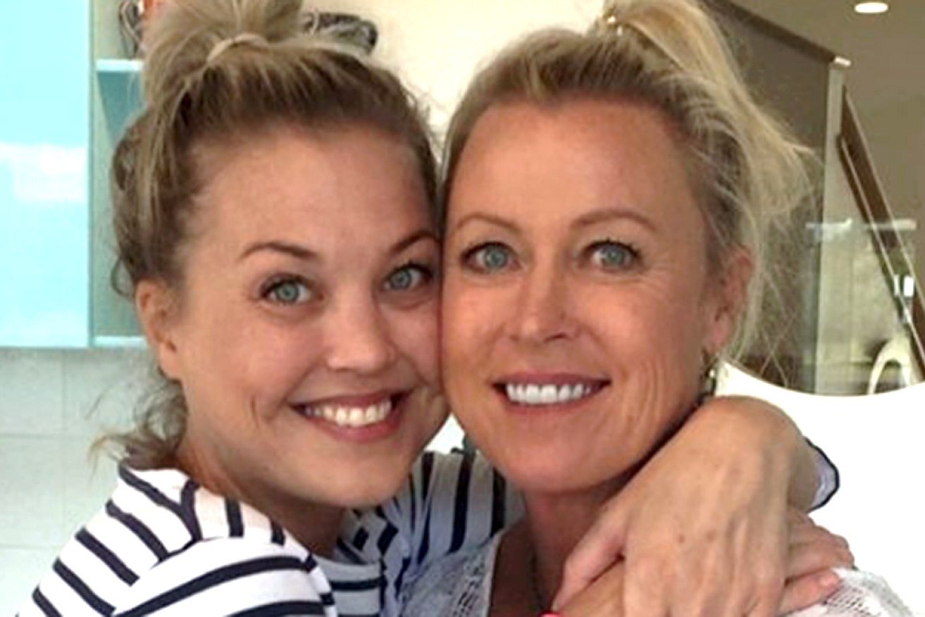 Lisa Curry with daughter Jaimi Kenny, who died in 2020.