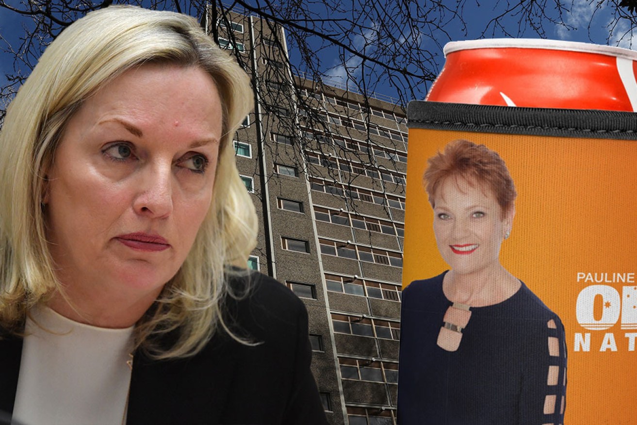 Australia Post boss Christine Holgate reportedly pushed for the delivery of Pauline Hanson stubby holders to locked-down Melburnians.