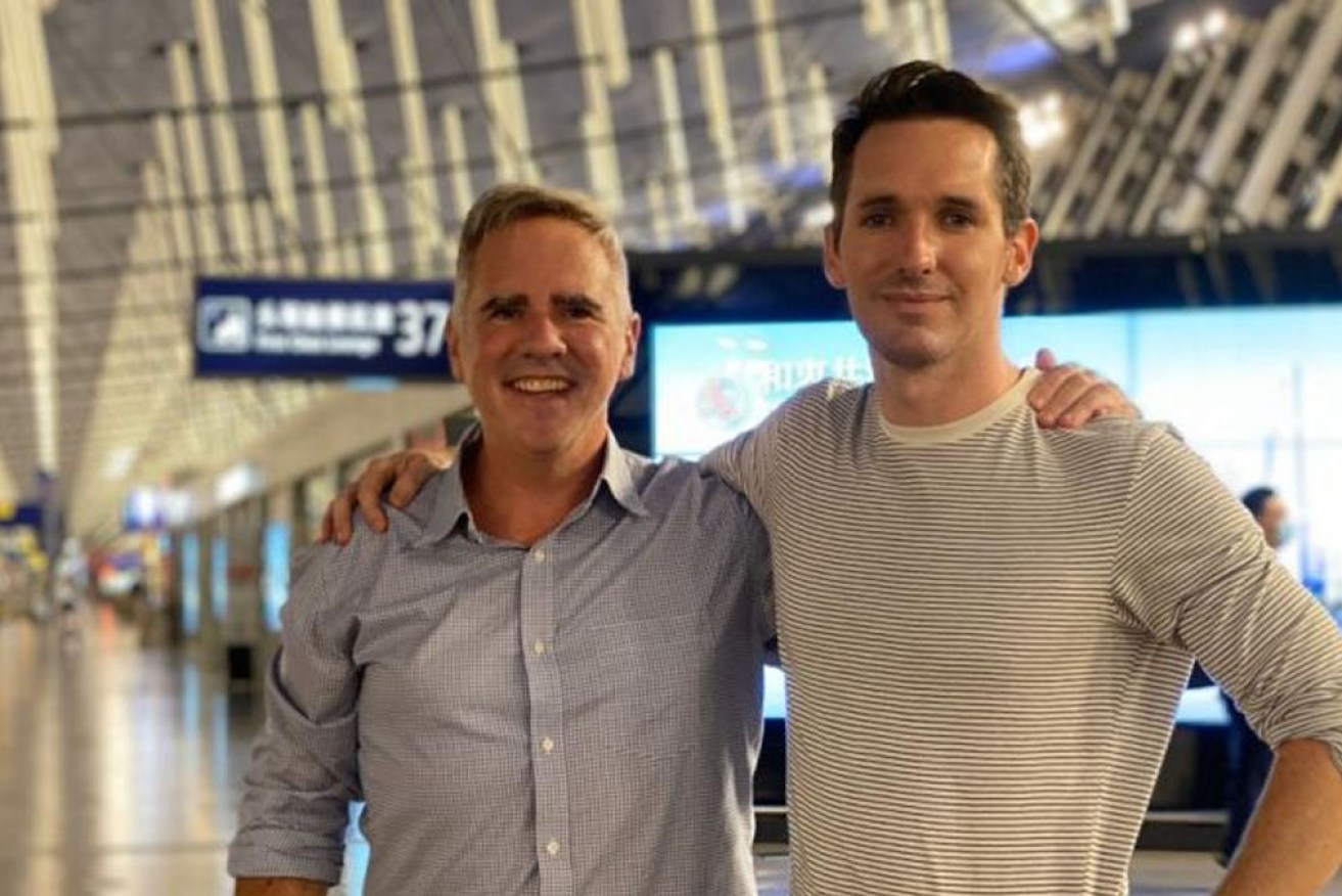 AFR correspondent Michael Smith and ABC correspondent Bill Birtles.