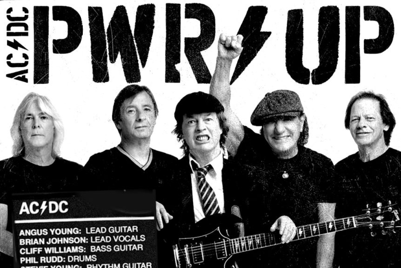 AC/DC released this promo shot to announce the reforming of the legendary band.