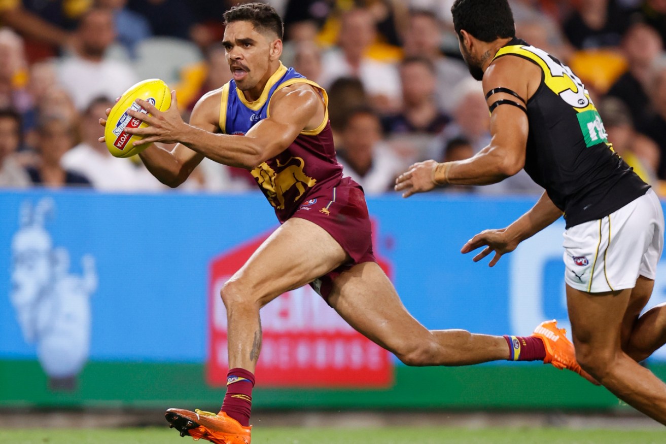 Brisbane's Charlie Cameron kicked three crucial goals in the win over Richmond.