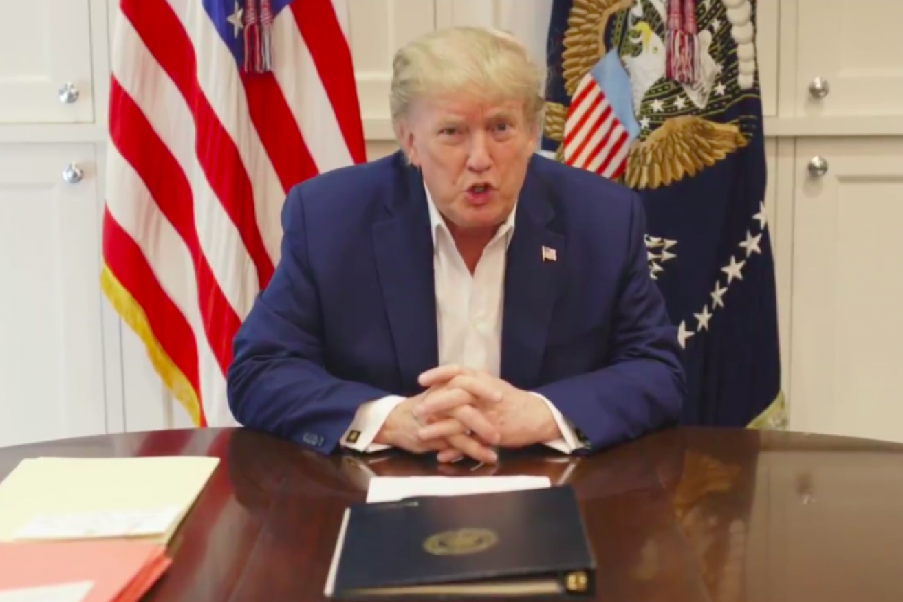 US President Donald Trump released a video  to reassure Americans he is improving despite conflicting reports about his health.  
