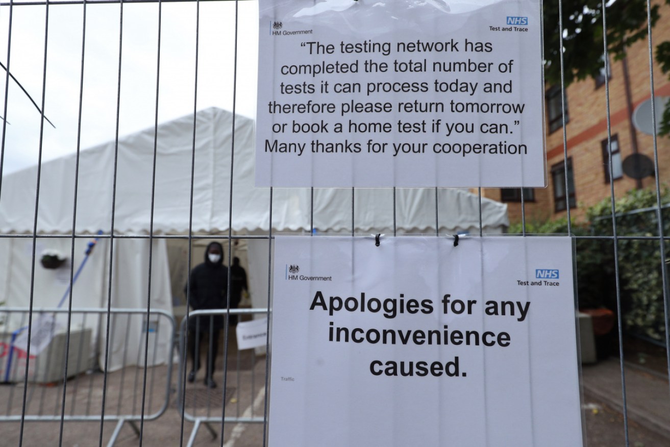 The British virus testing program has been plagued by errors and delays.