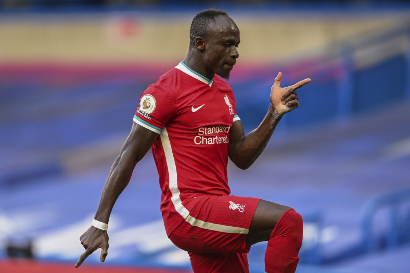 Sadio Mane has become the second player to test positive this week for the coronavirus at the English Premier League champions.