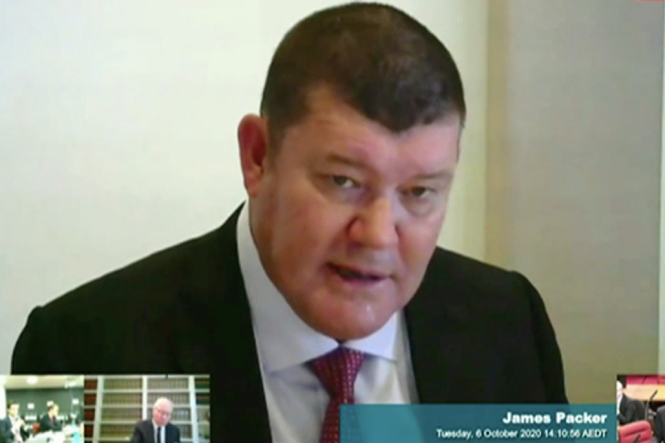 Former Crown director James Packer has given evidence to the Perth Casino Royal Commission.