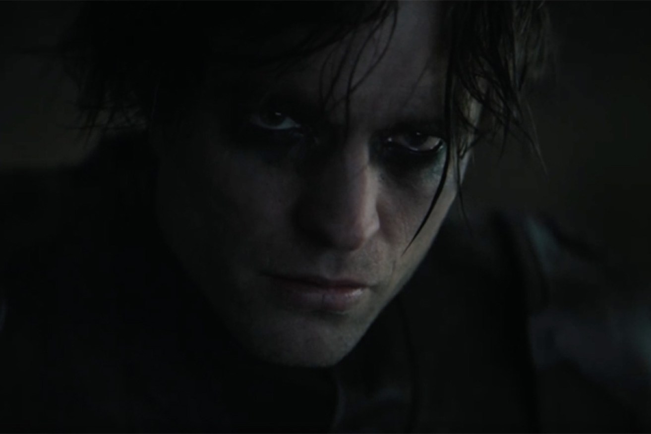 <i>The Batman</i> star Robert Pattison in the film trailer.  