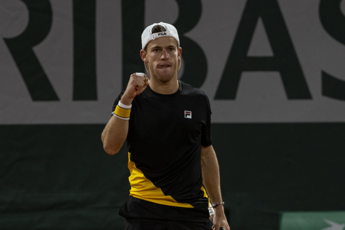 Diego Schwartzman defeated Dominic Thiem in a marathon match.