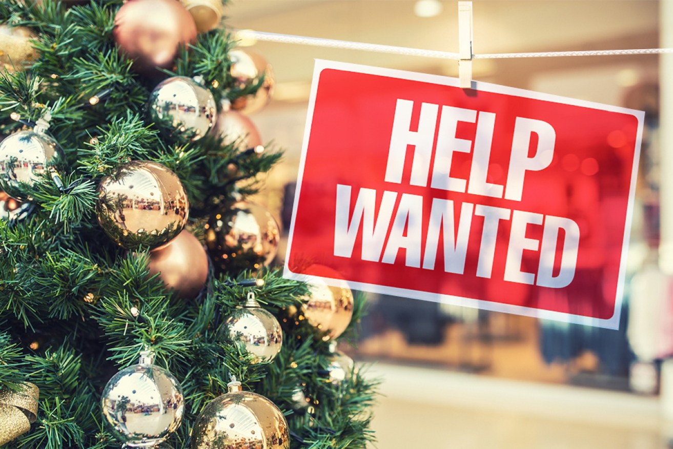 There are more Christmas jobs this year than last, according to Indeed. 
