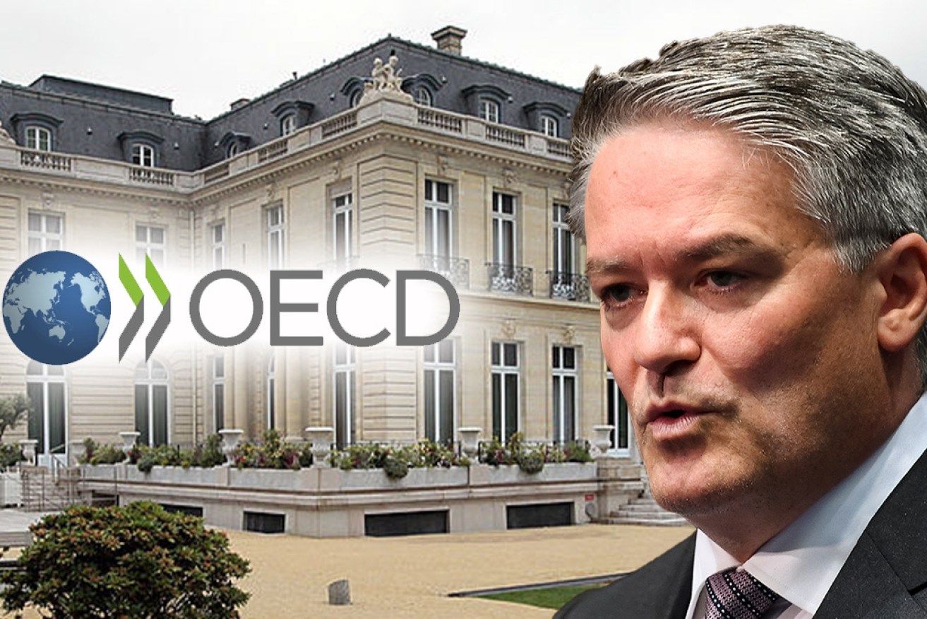 Finance Minister Mathias Cormann will not know for weeks if he has scored the OECD's top job.