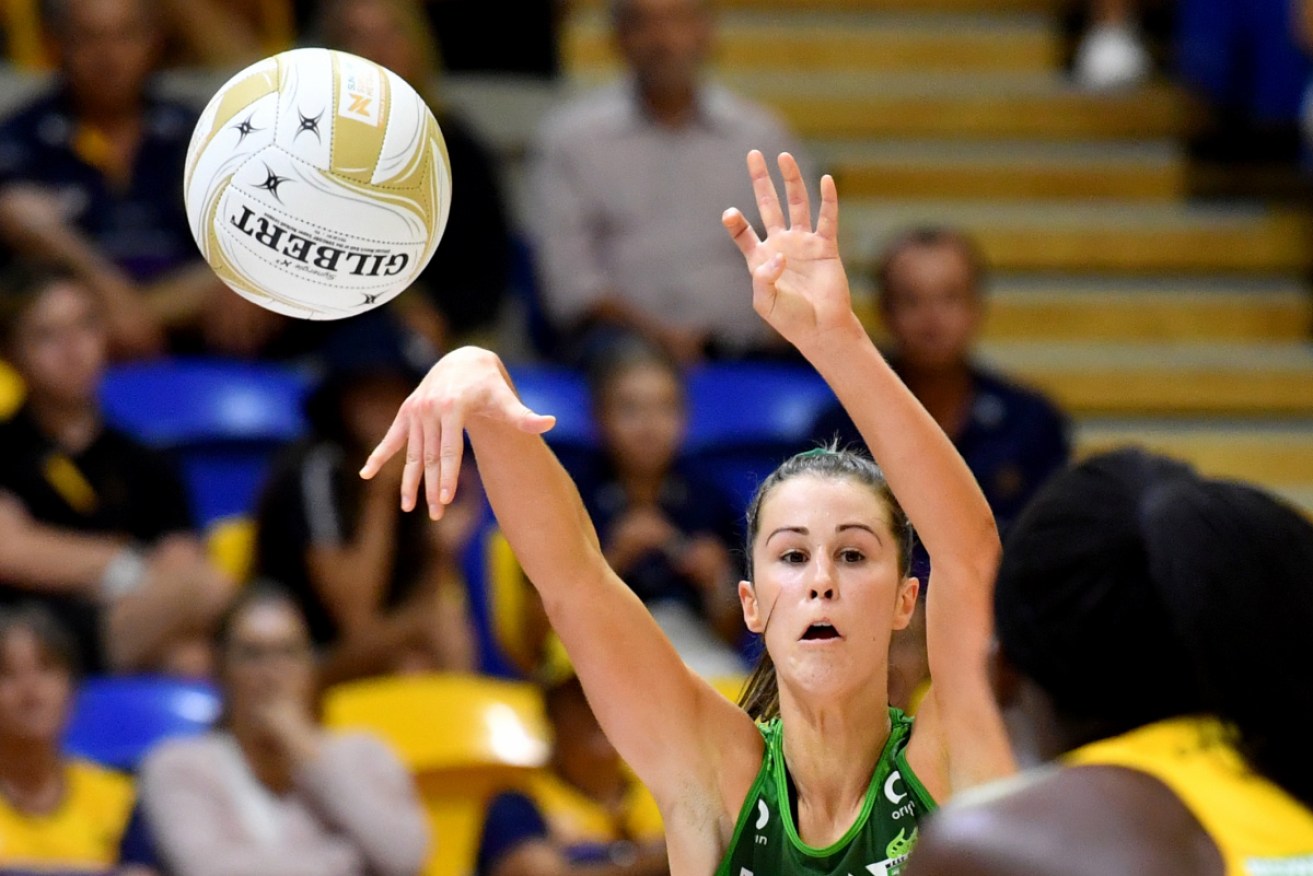Players unaware: Fever's Emma Cosh in action during the 2020 season.