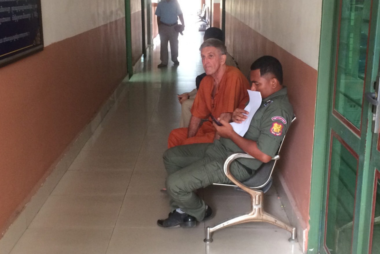 Garry Mulroy (in orange) was accused of molesting boys between ages of 11 and 14.