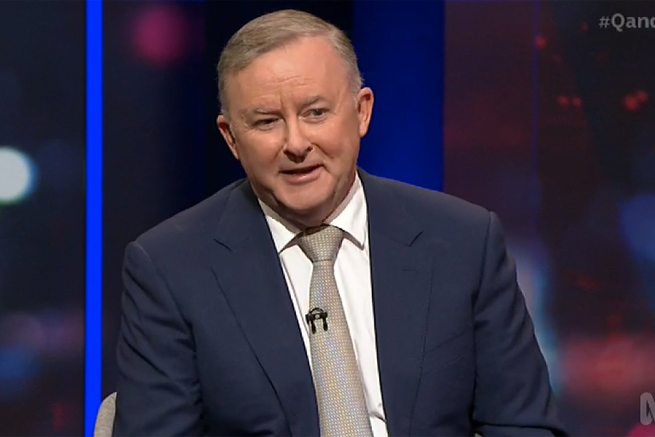 Anthony Albanese is put under scrutiny on ABC TV’s <i>Q&A</i> on Monday night.