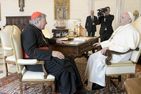 Pope meets Cardinal Pell in midst of Vatican scandal