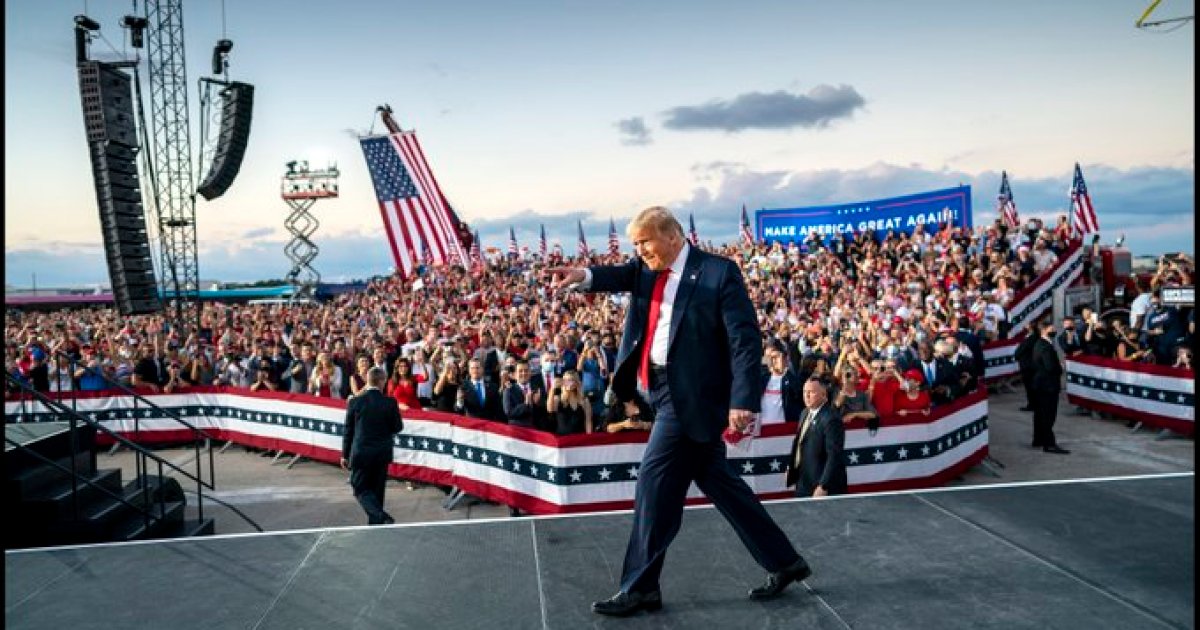 Donald Trump back on campaign trail, tests negative for coronavirus ...