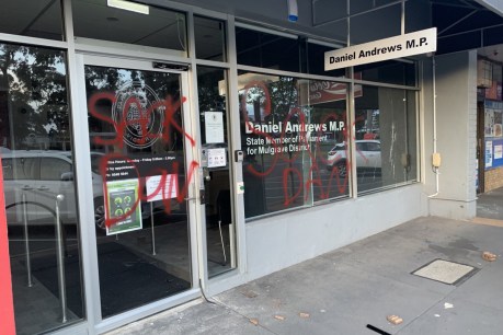 ‘Sack Dan’: Victorian Premier’s office vandalised