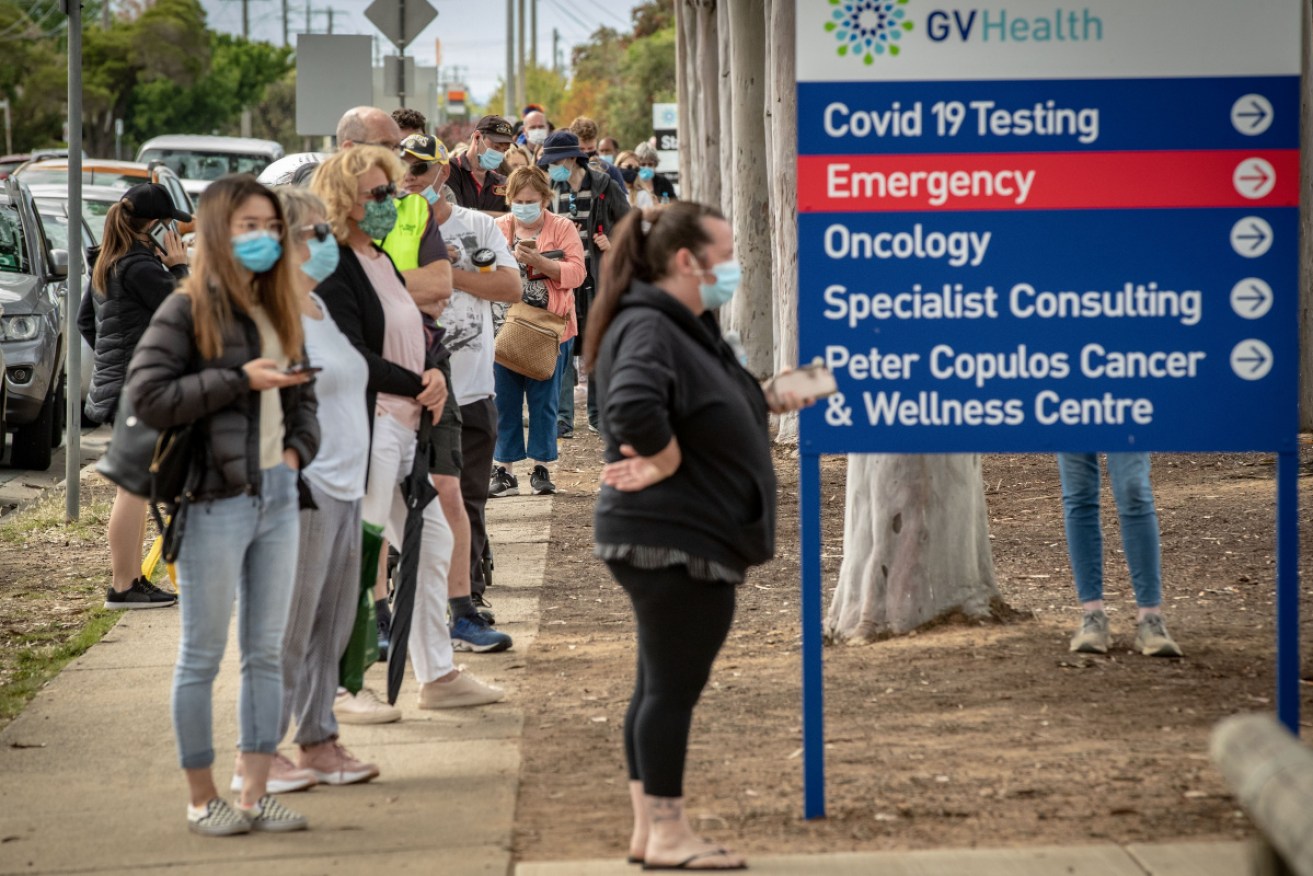 Shepparton locals have queued for testing for hours this week, after a COVID outbreak in the town.