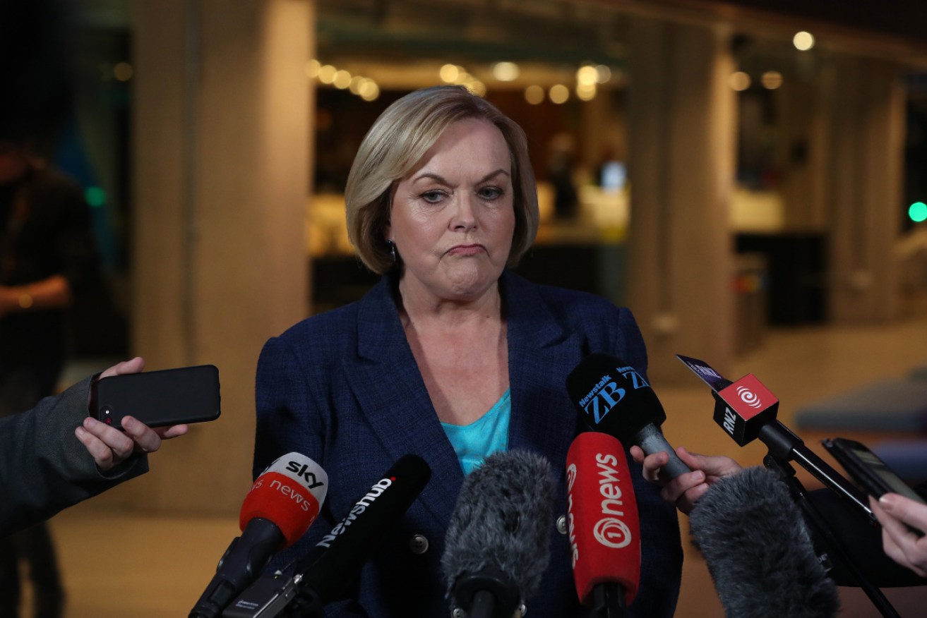 NZ opposition leader Judith Collins in Auckland on Thursday.