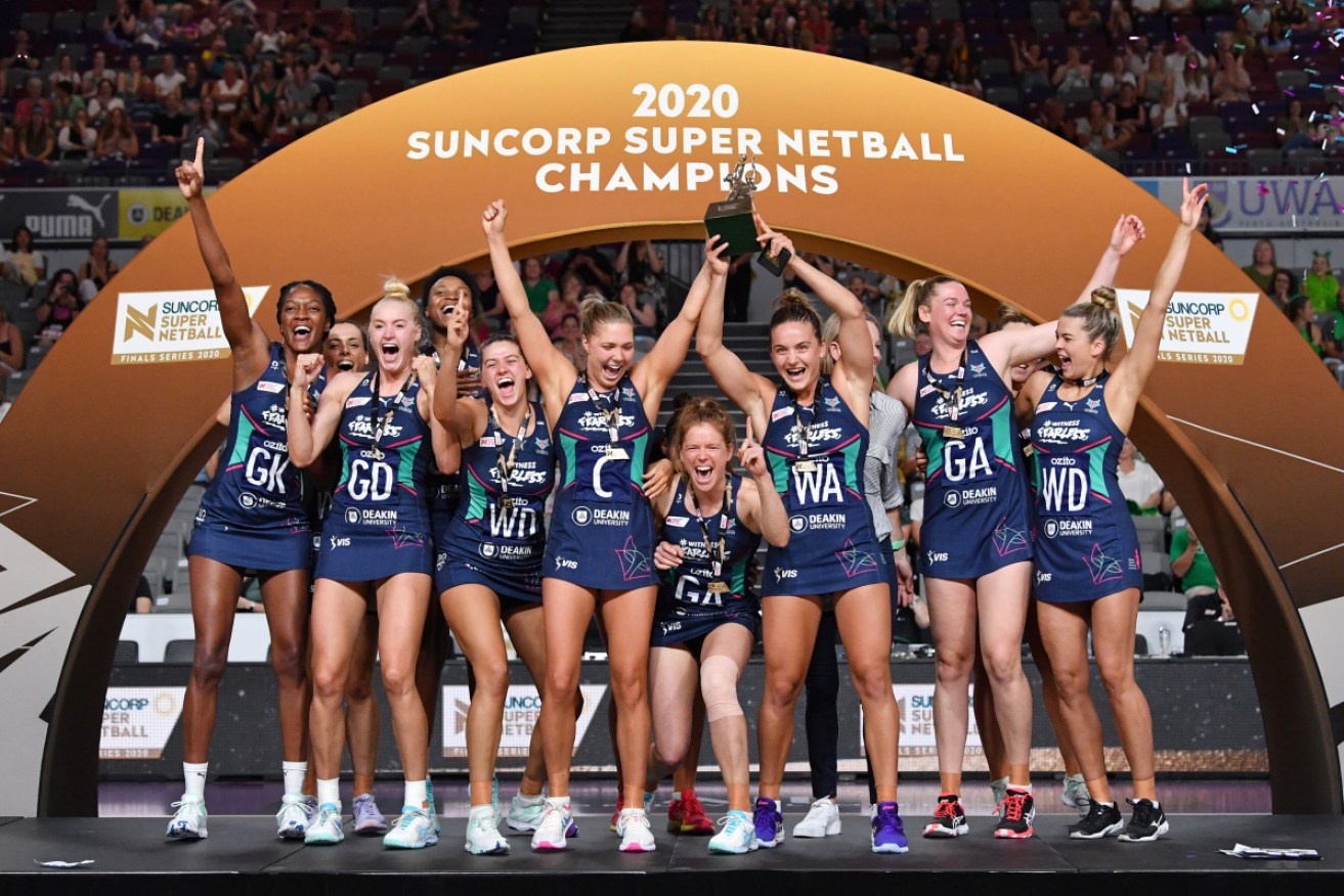 The Vixens celebrate their triumph in a difficult COVID-hit season.
