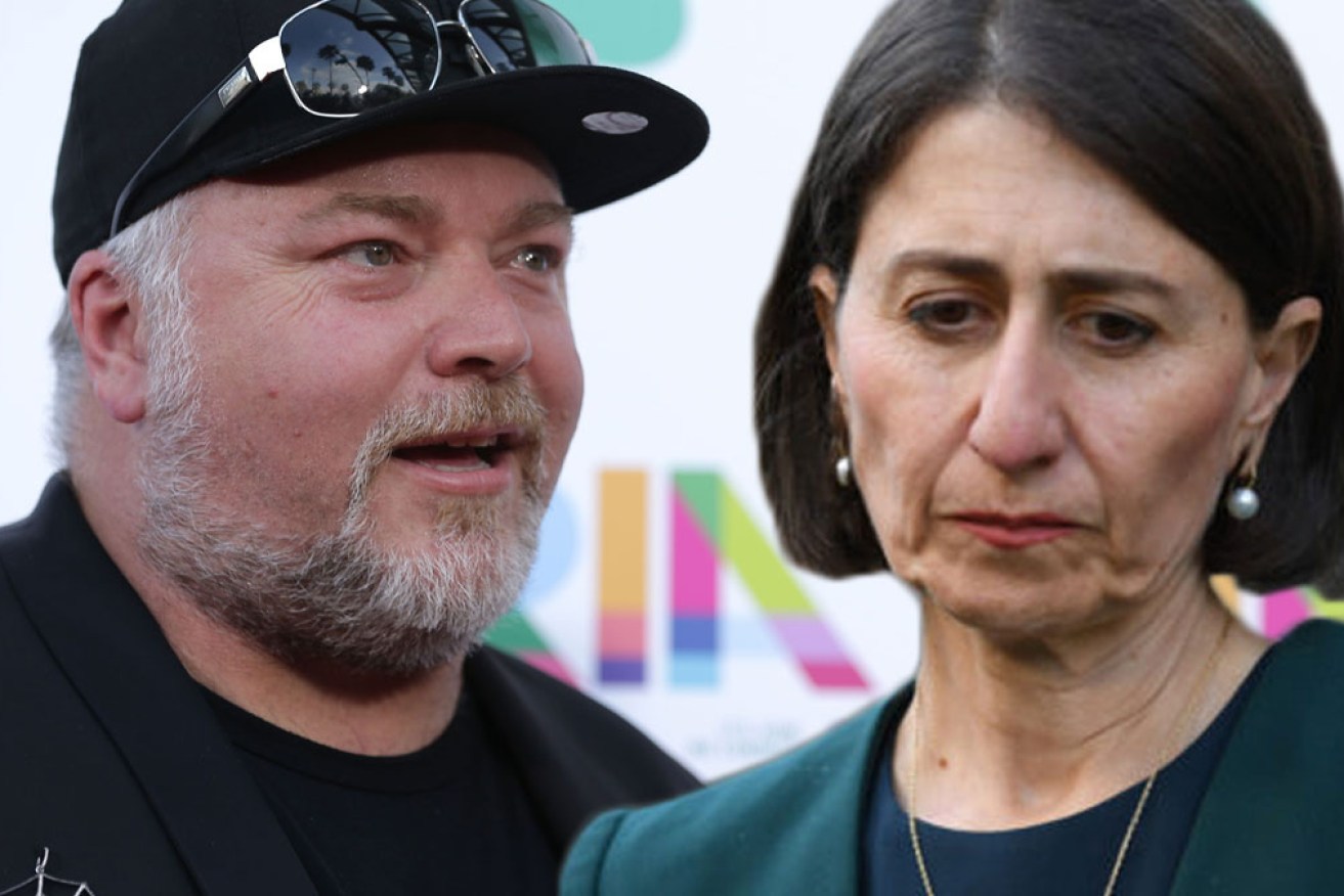 NSW Premier Gladys Berejiklian embarked on a round on radio interviews on Monday, including with Kyle Sandilands.