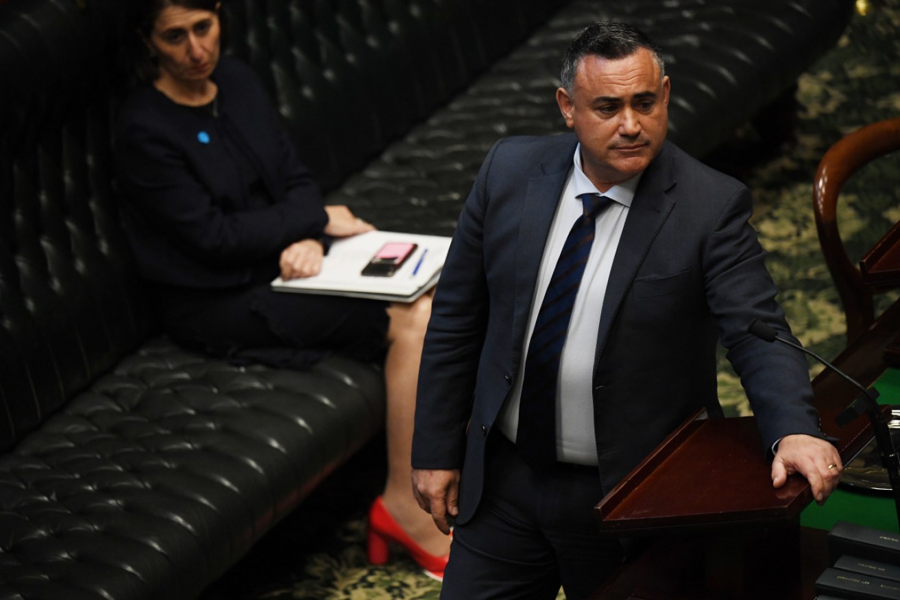 John Barilaro has returned to state Parliament after a difficult period.