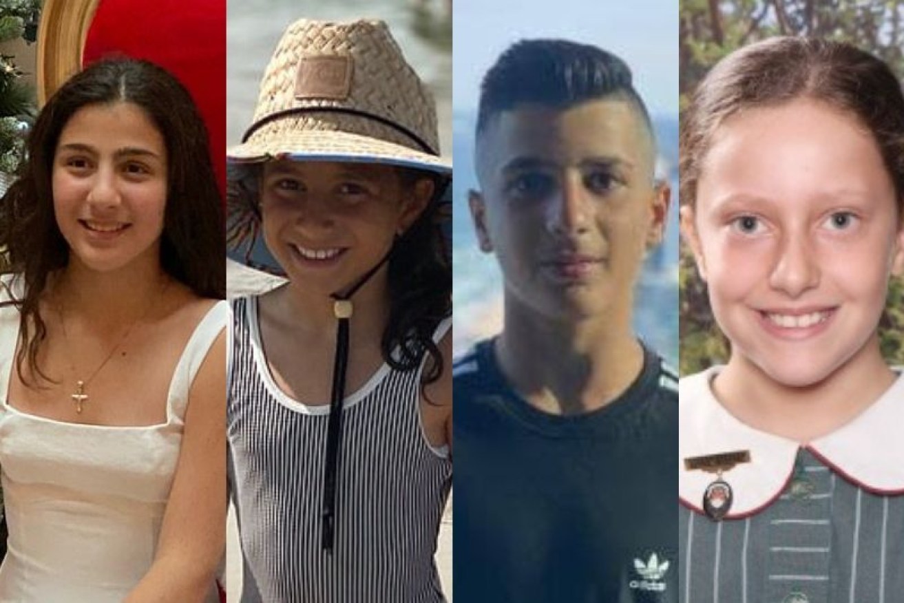 Angelina, 12, Sienna, 9, Antony, 13, and Veronique, 11, were killed in February.