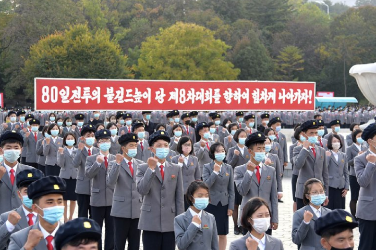 North koreans have been in masks for more than two years but the virus paid no attention. <i>Photo: Twitter/Comrade Natalie</i>