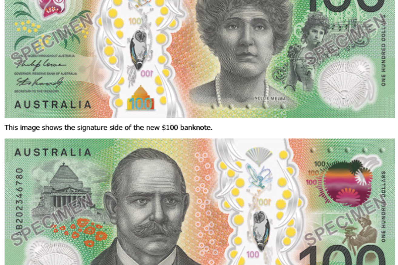 The new $100 note enters circulation on Thursday. 