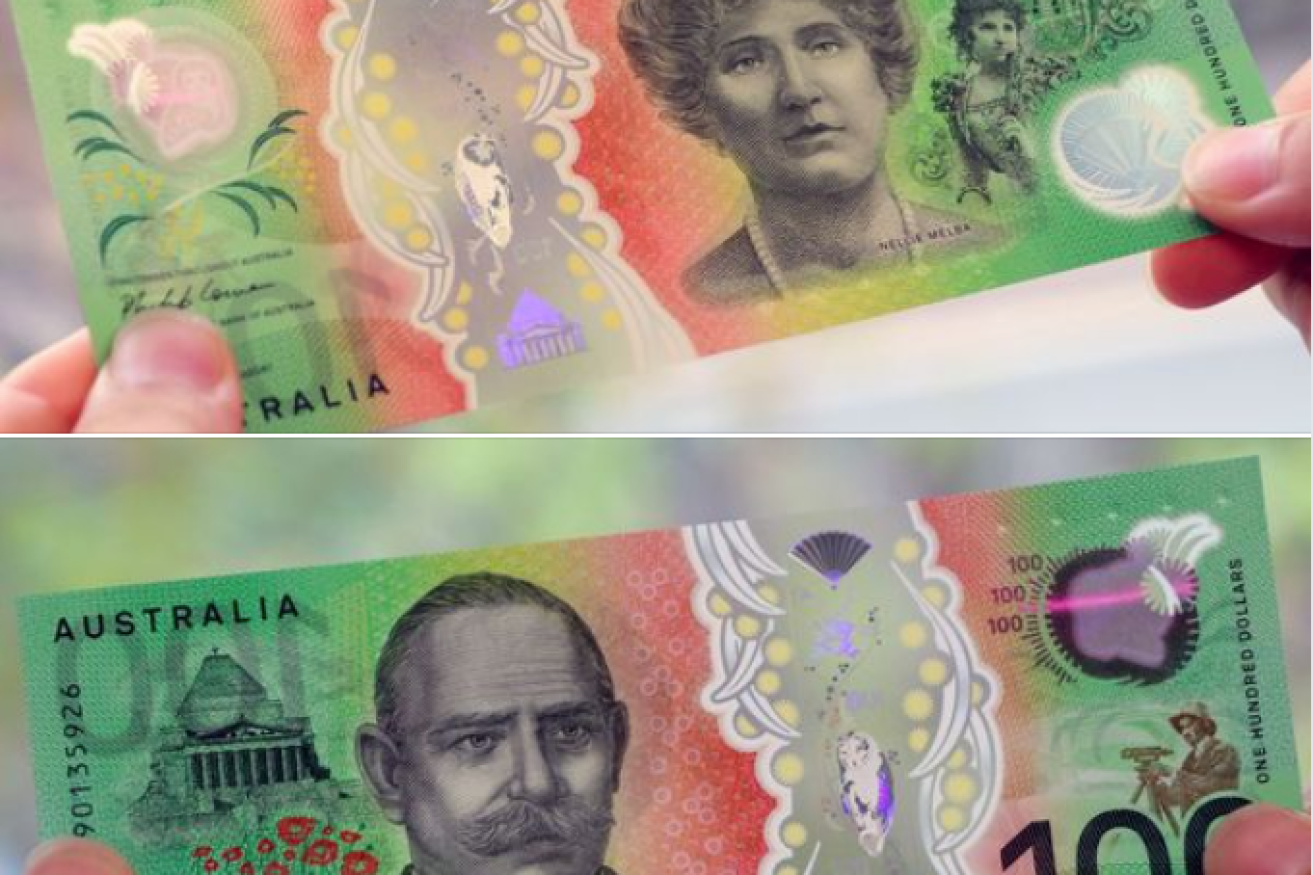 The new $100 note enters circulation on Thursday.