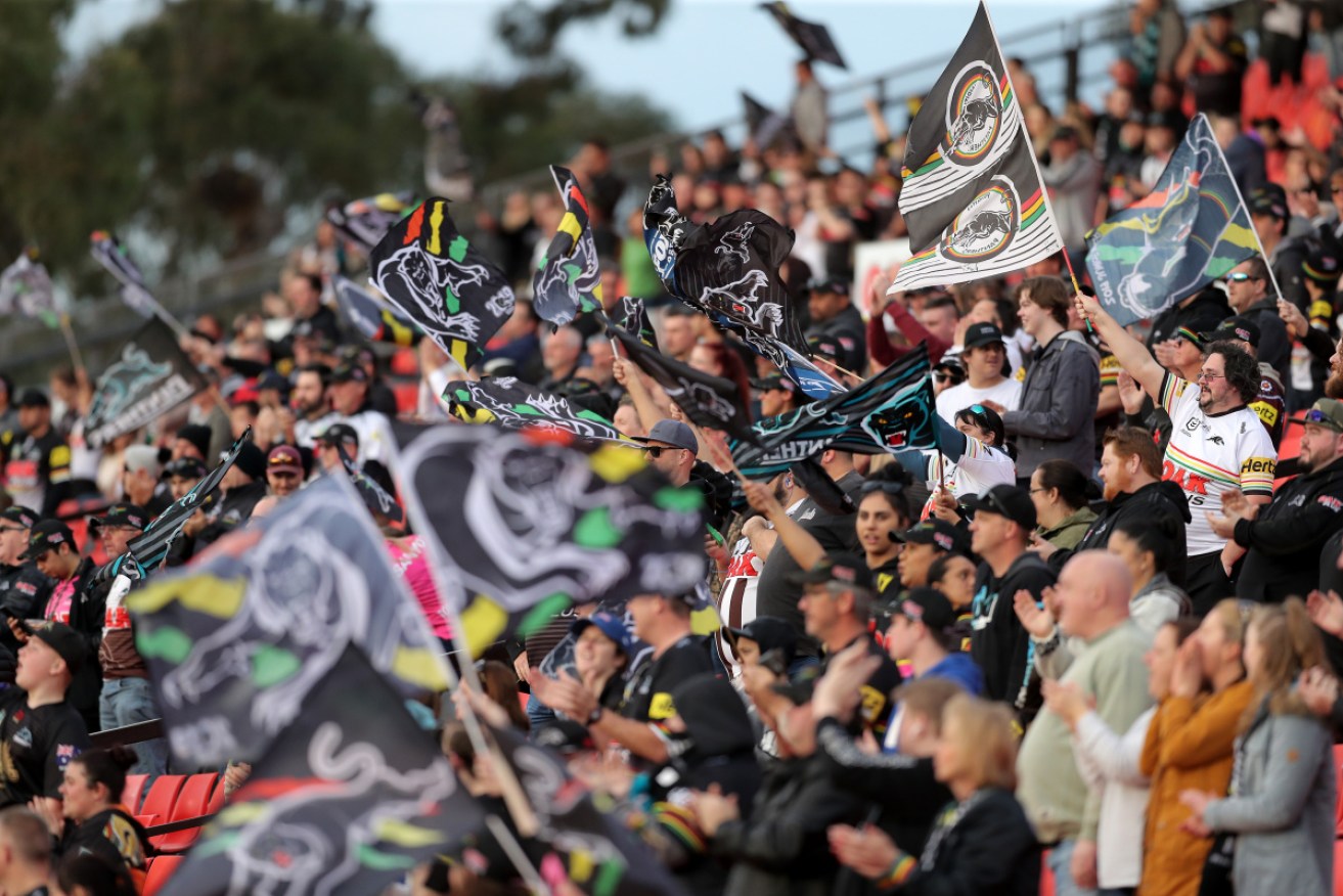 Penrith fans show their support earlier in the season.